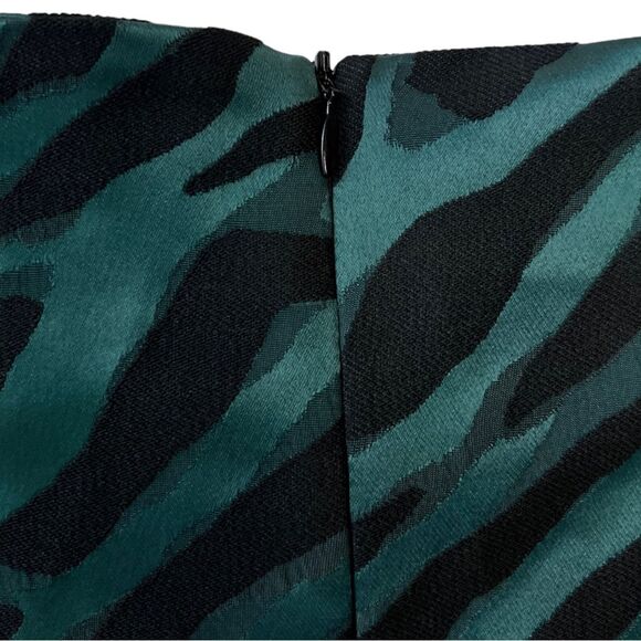 Bec + Bridge Discotheque Mini Dress Zebra Animal Print Metallic Party Size 4 - Picture 8 of 11